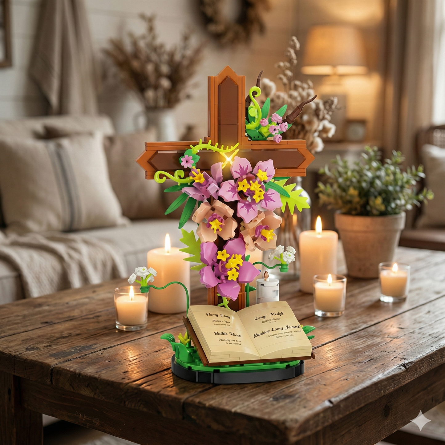 Holy Cross Flower Brick Kit™