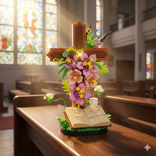 Holy Cross Flower Brick Kit™